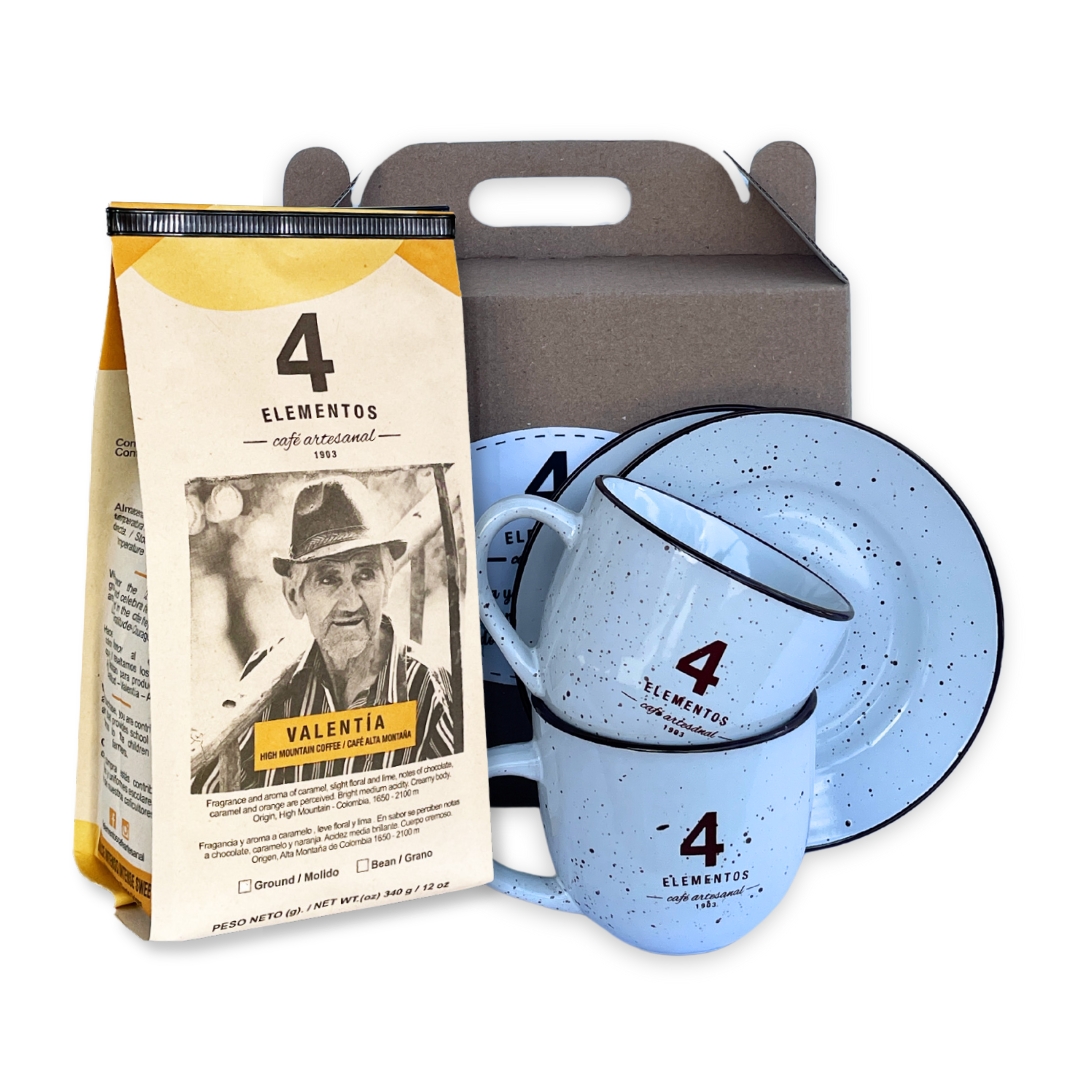 Kit 4 Elementos - Tazas Capuccino