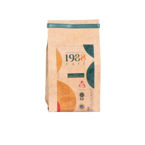1988 Café en grano colombiano 250G, tueste medio y aroma intenso para disfrutar el sabor auténtico en cada taza