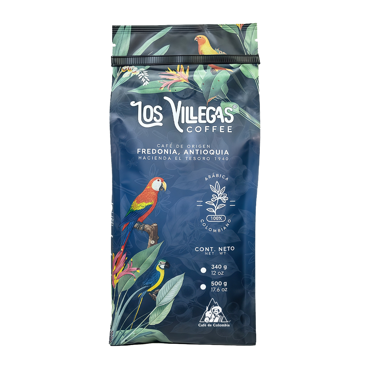 Los Villegas Coffee en Grano y Molido (500g)